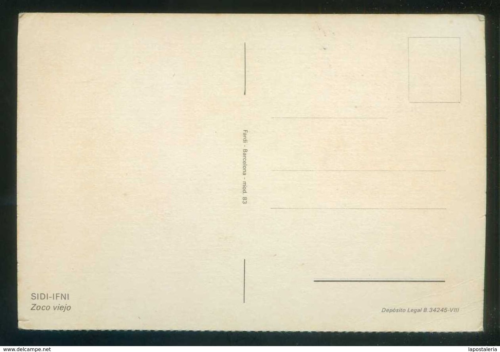 Marruecos. Sidi-Ifni. *Zoco Viejo* Ed. Fardi Mod. 83. Nueva. - Otros & Sin Clasificación