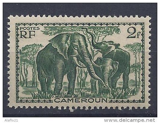 CAMEROUN - N° 185 - ELEPHANTS -  NEUF SANS CHARNIERE - LUXE - Neufs