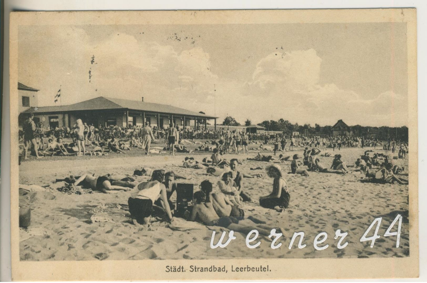 Leerbeutel V.1932 Strandcafe Und Das Städt. Stranbad  (12600) - Schlesien