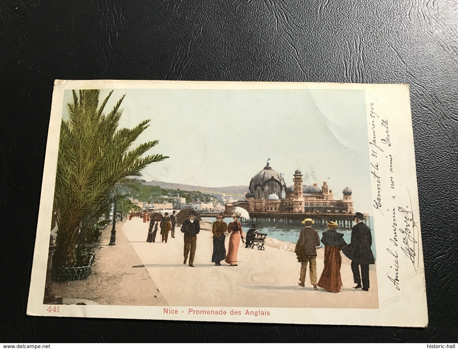 441 - NICE Promenade Des Anglais - 1904 Timbrée - Places, Squares