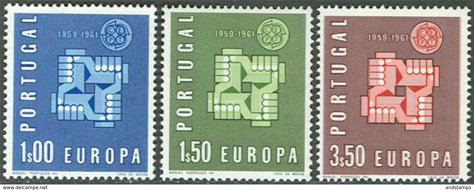 Portugal 1961. Michel #907/09 MNH/Luxe. Europa-CEPT - Neufs