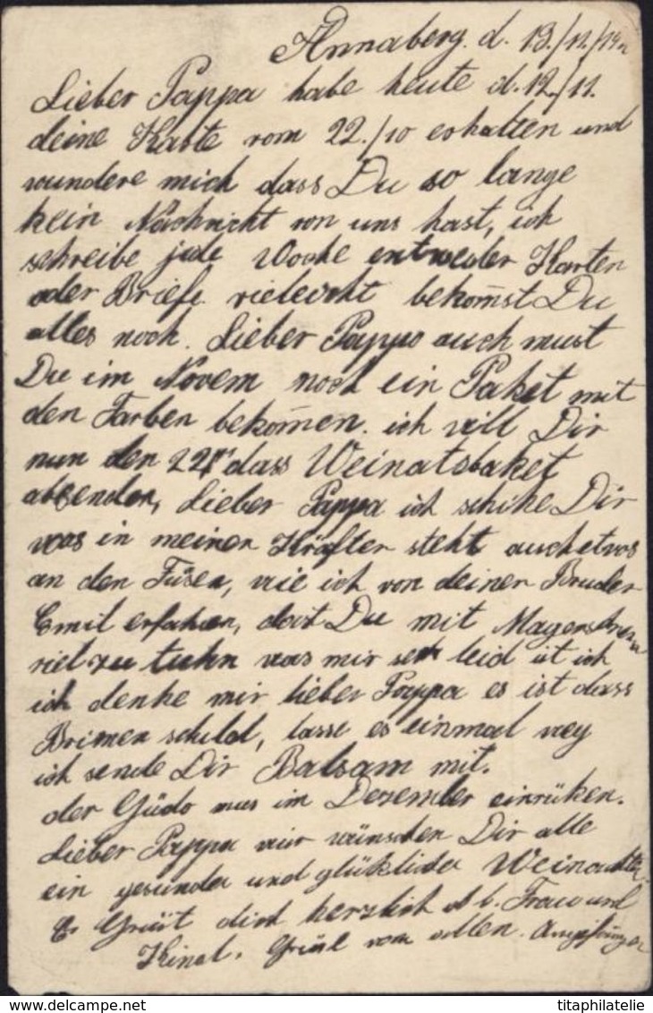 Guerre 14 Prisonnier Allemand Dépôt De Moulins Allier Détachement Firanges CAD Annaberg Erzgeb Via Bern Censure FM - 1. Weltkrieg 1914-1918