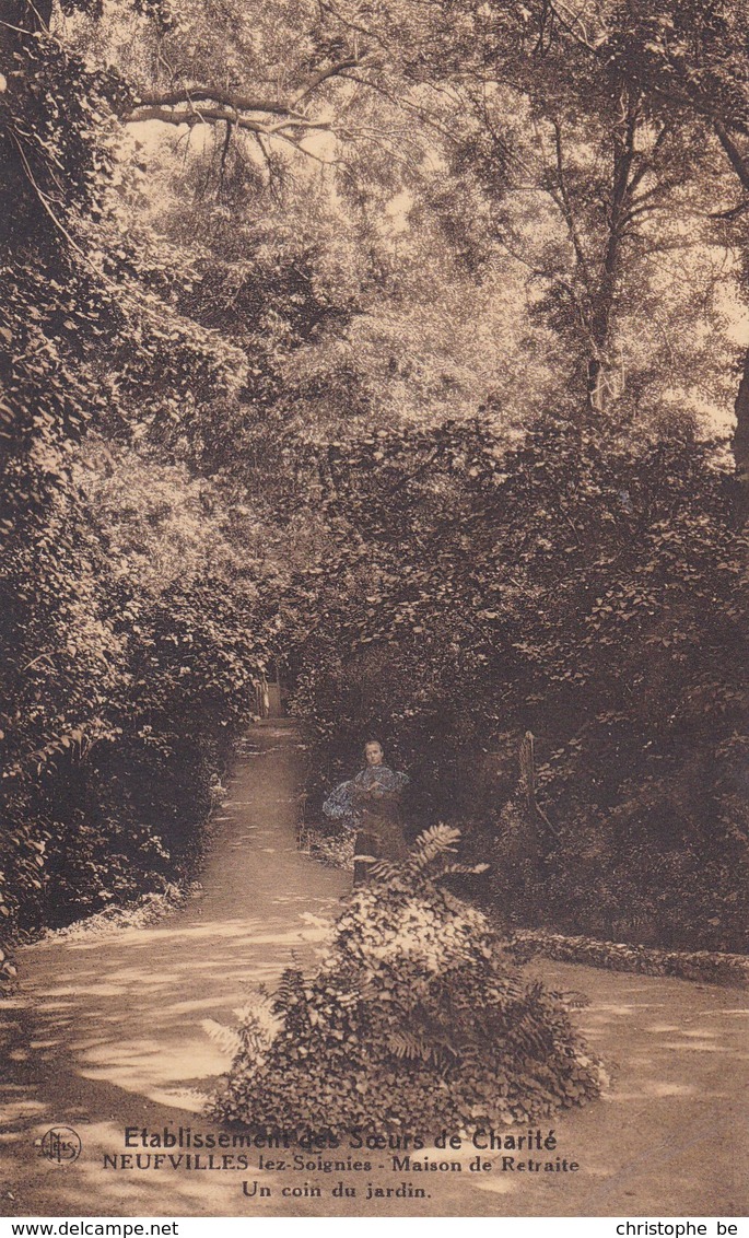 Etablissement Des Soeurs De Charité, Neufvilles Lez Soignies, Maison De Retraite, Un Coin Du Jardin (pk42685) - Soignies