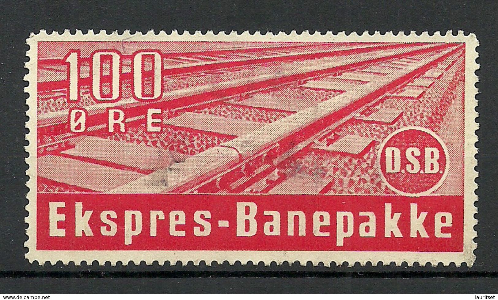 DENMARK Dänemark Railway Stamp Eisenbahn Express O - Paketmarken
