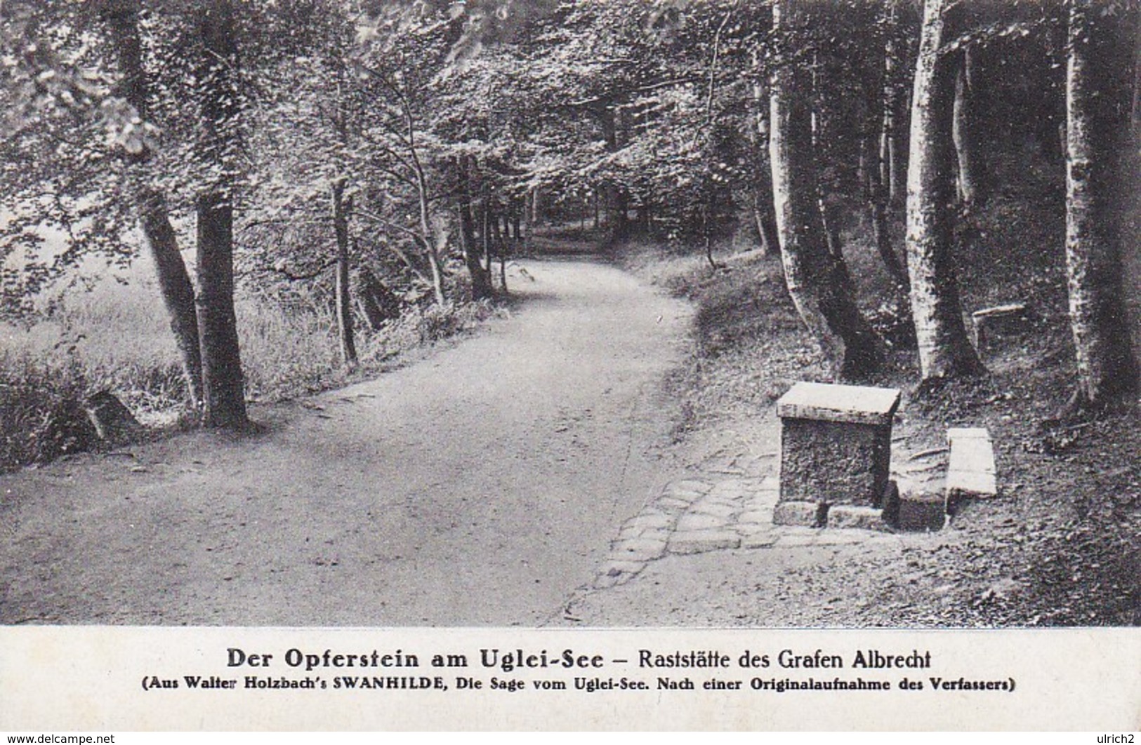 AK Opferstein Am Uglei-See - Ukleisee - Raststätte Des Grafen Albrecht  (32839) - Eutin