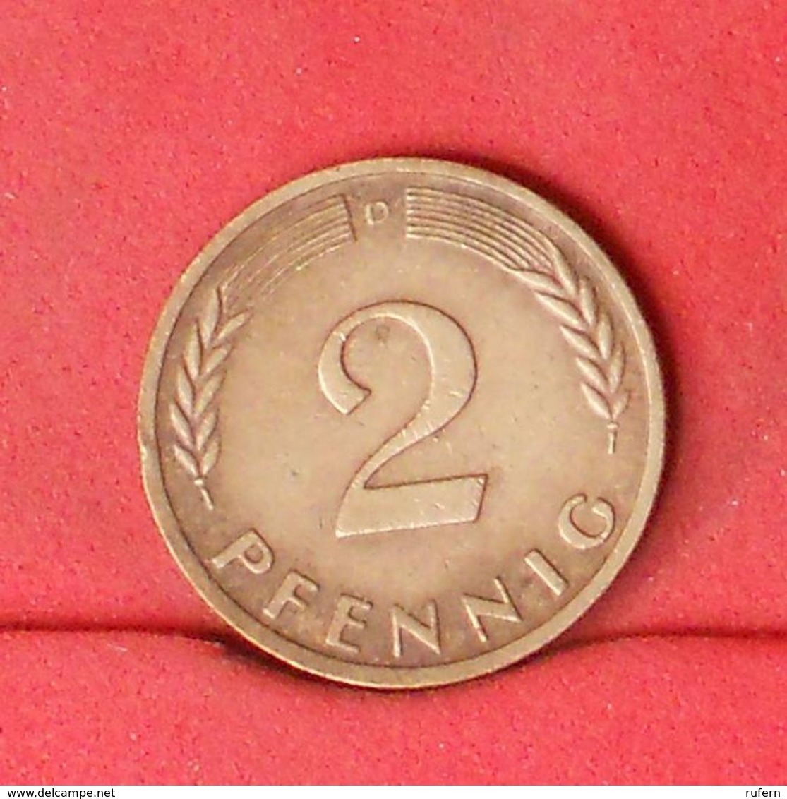 GERMANY FEDERAL REPUBLIC 2 PFENNIG 1950 D -    KM# 106 - (Nº20148) - 2 Pfennig