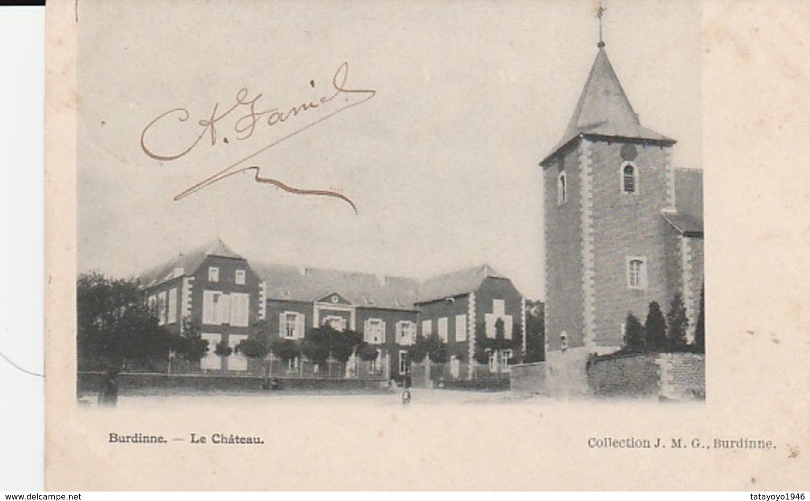 Burdinne   Le Chateau Circulé En 1906 - Burdinne