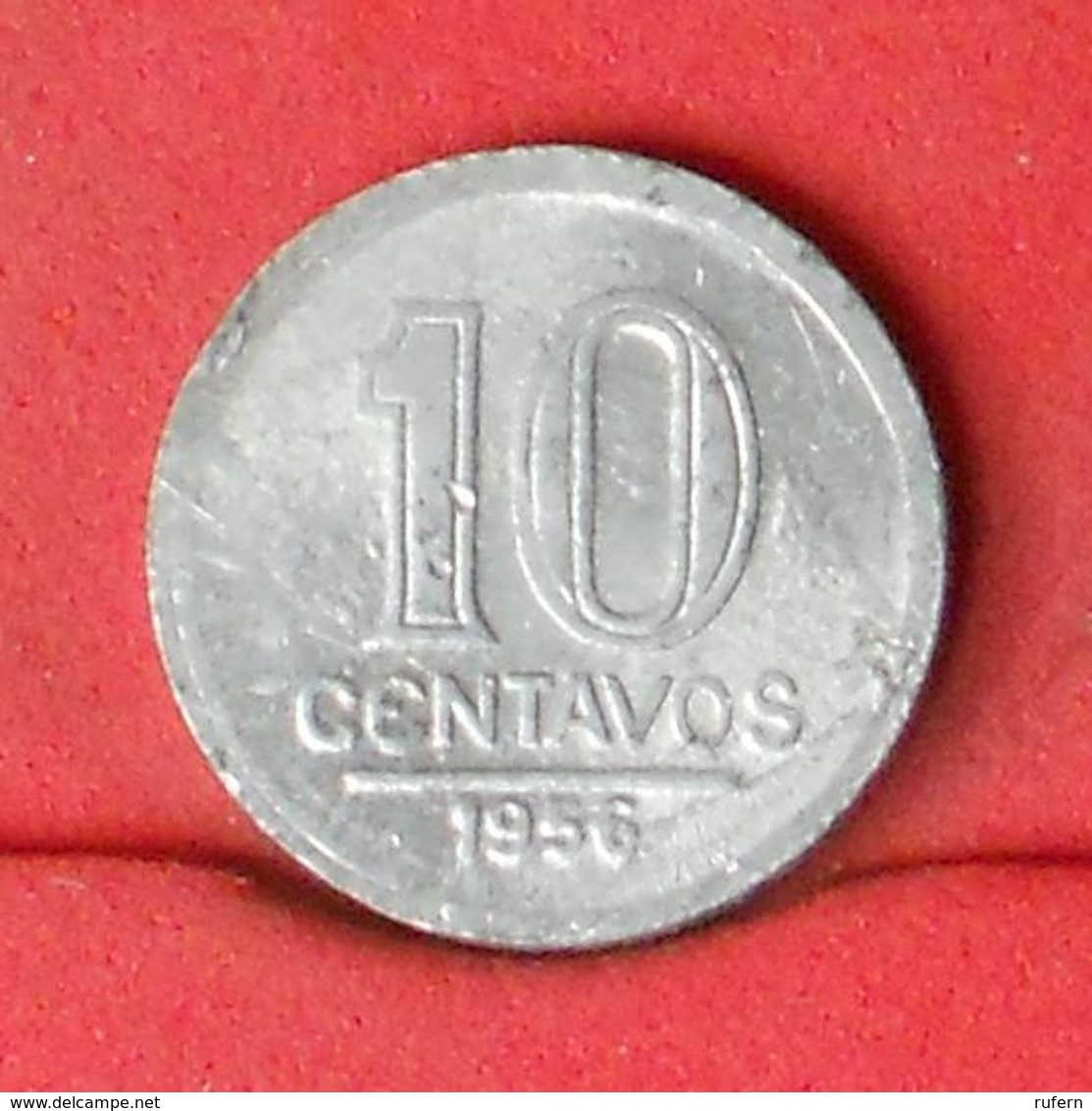 BRAZIL 10 CENTAVOS 1956 -    KM# 564 - (Nº20161) - Brésil