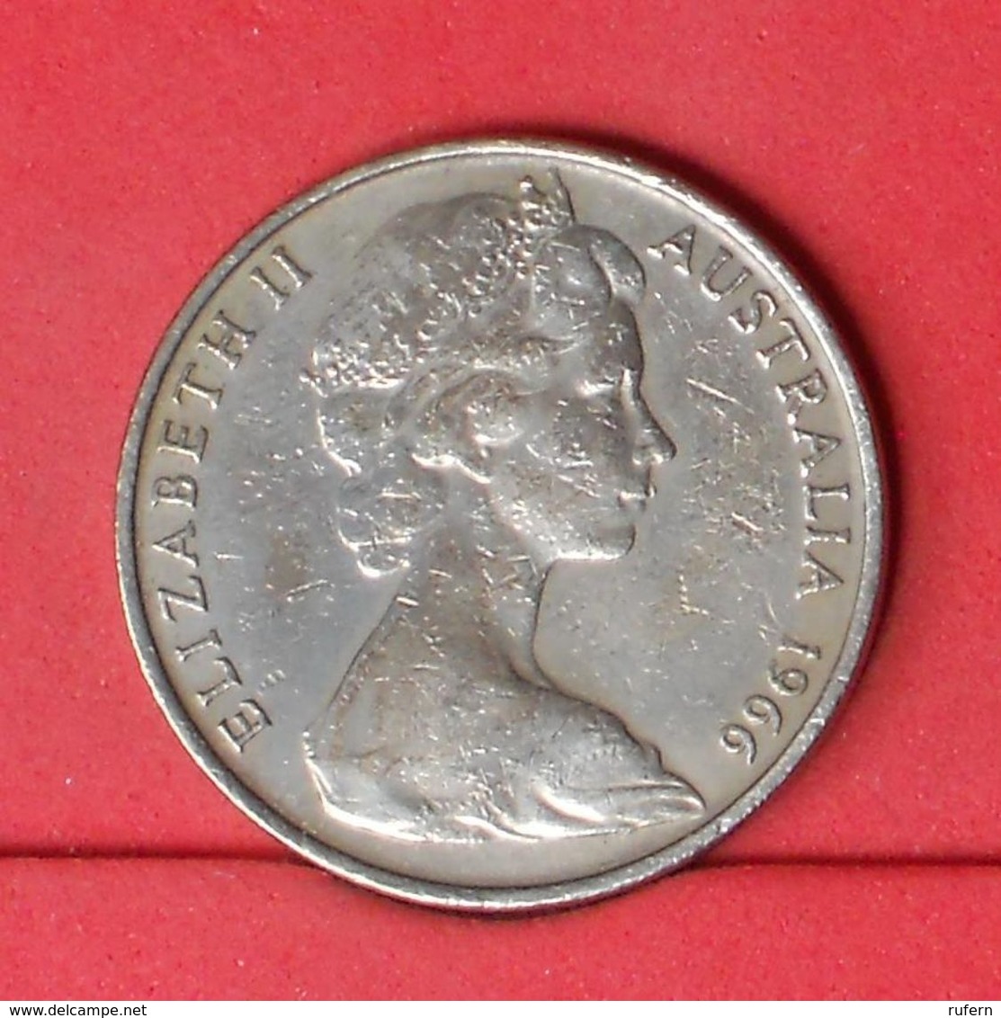 AUSTRALIA 20 CENTS 1966 -    KM# 66 - (Nº20175) - 20 Cents