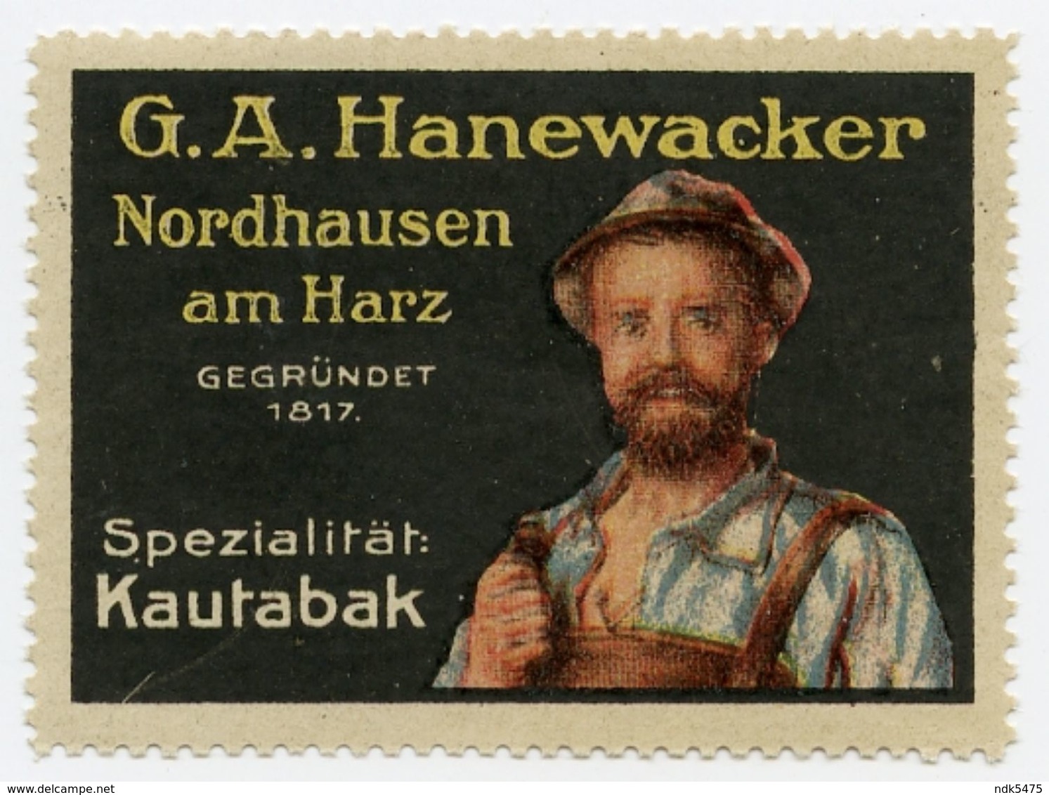 CINDERELLA : GERMANY - G.A. HANEWACKER, NORDHAUSEN AM HARZ - KAUTABAK - Erinofilia