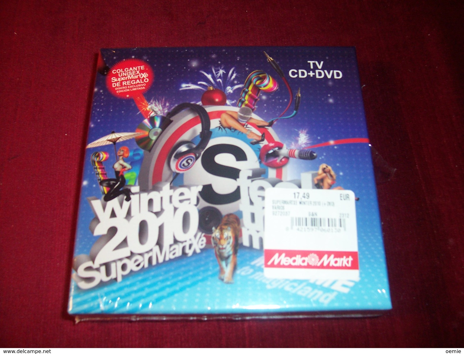 SUPERMARTXE WINTER 2010 FEEL THE MUSIC   COMPILATION STYLE DEEP HOUSE PROGRESSIVE TRANCE  CD + DVD - Dance, Techno & House