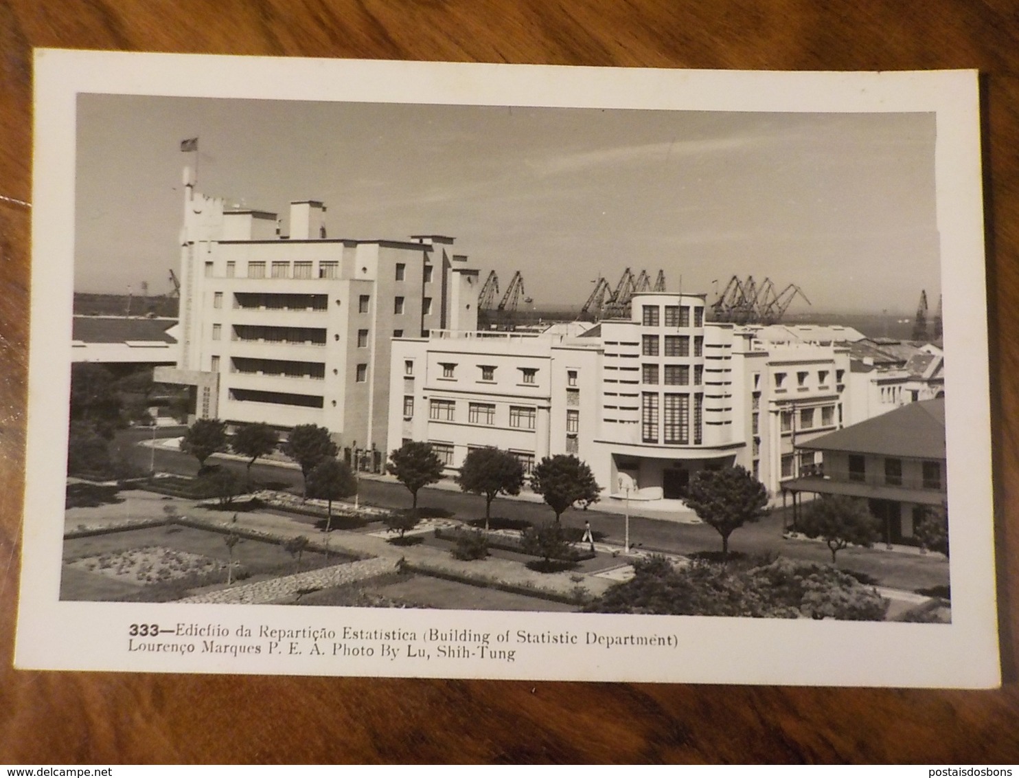 10.030) Africa Portuguesa Moçambique Edificio Organismos Repartição Estatística Lourenço Marques Ed. Foto Lu Shih Tung - Mozambique