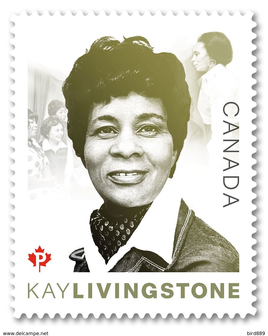 2018 Canada Black History Month Kay Livingstone And Lincoln Alexander Single Stamps From Booklet MNH - Francobolli (singoli)