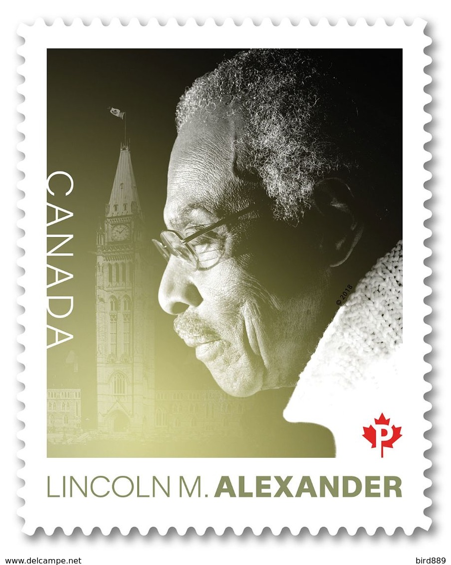 2018 Canada Black History Month Kay Livingstone And Lincoln Alexander Single Stamps From Booklet MNH - Single Stamps