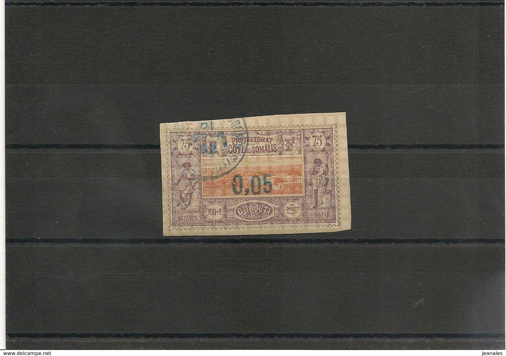 COTE FRANÇAISE DES SOMALIS Année 1902 N° Y/T :23a  Côte:70,00 € - Gebruikt