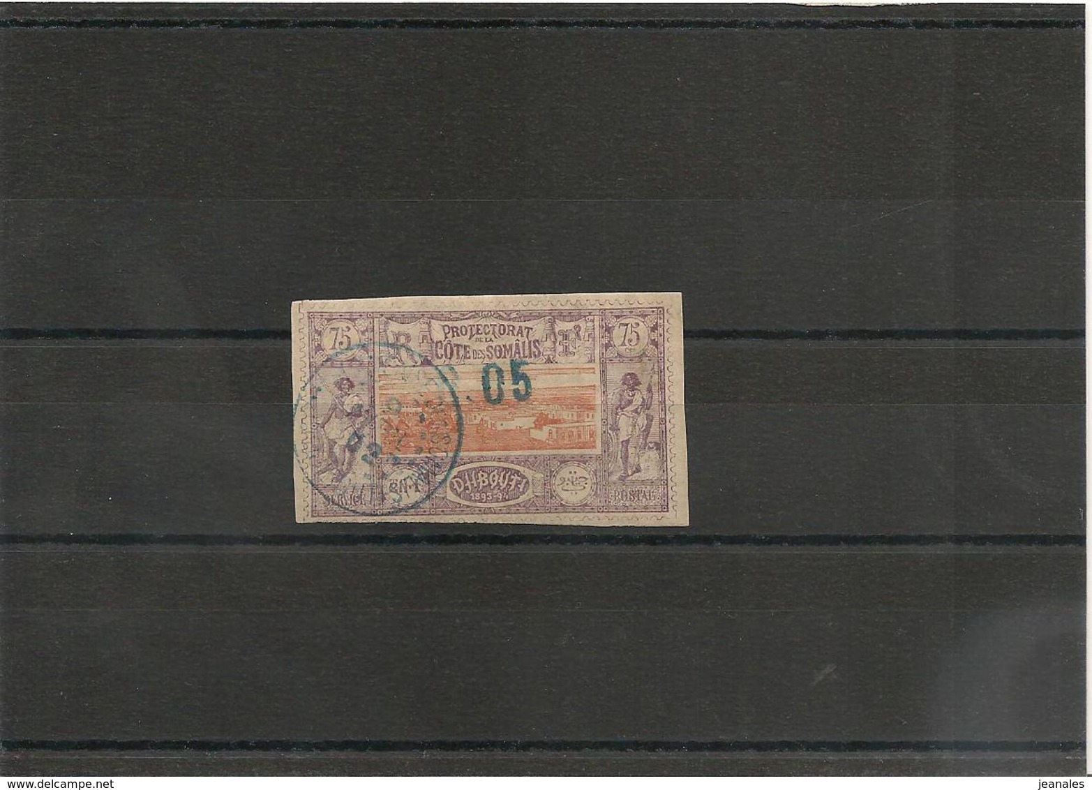 COTE FRANÇAISE DES SOMALIS Année 1902 N° Y/T :23°  Côte:60,00 € - Usati