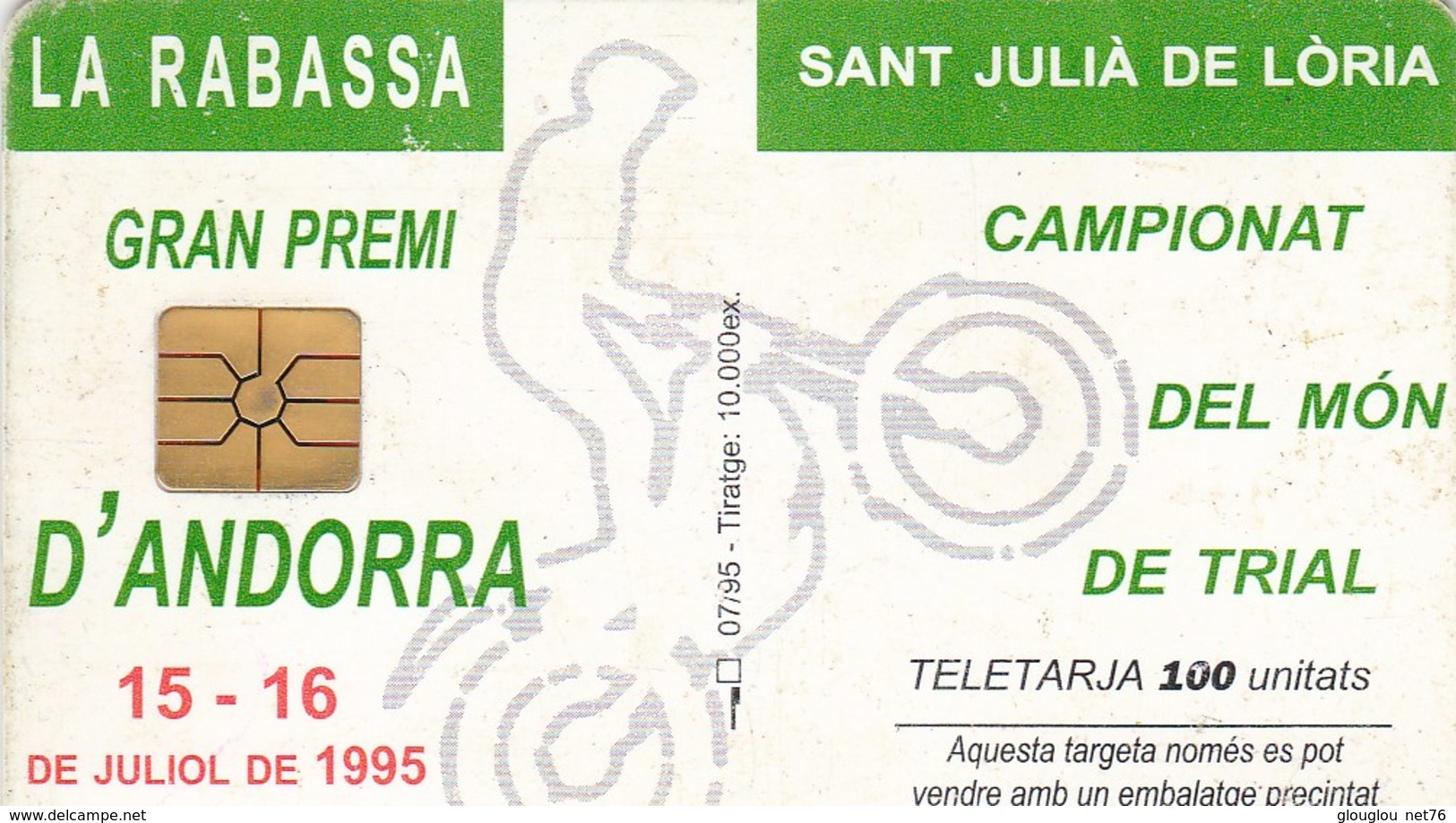 TELECARTE  100 UNITATS   ANDORRA - Andorra