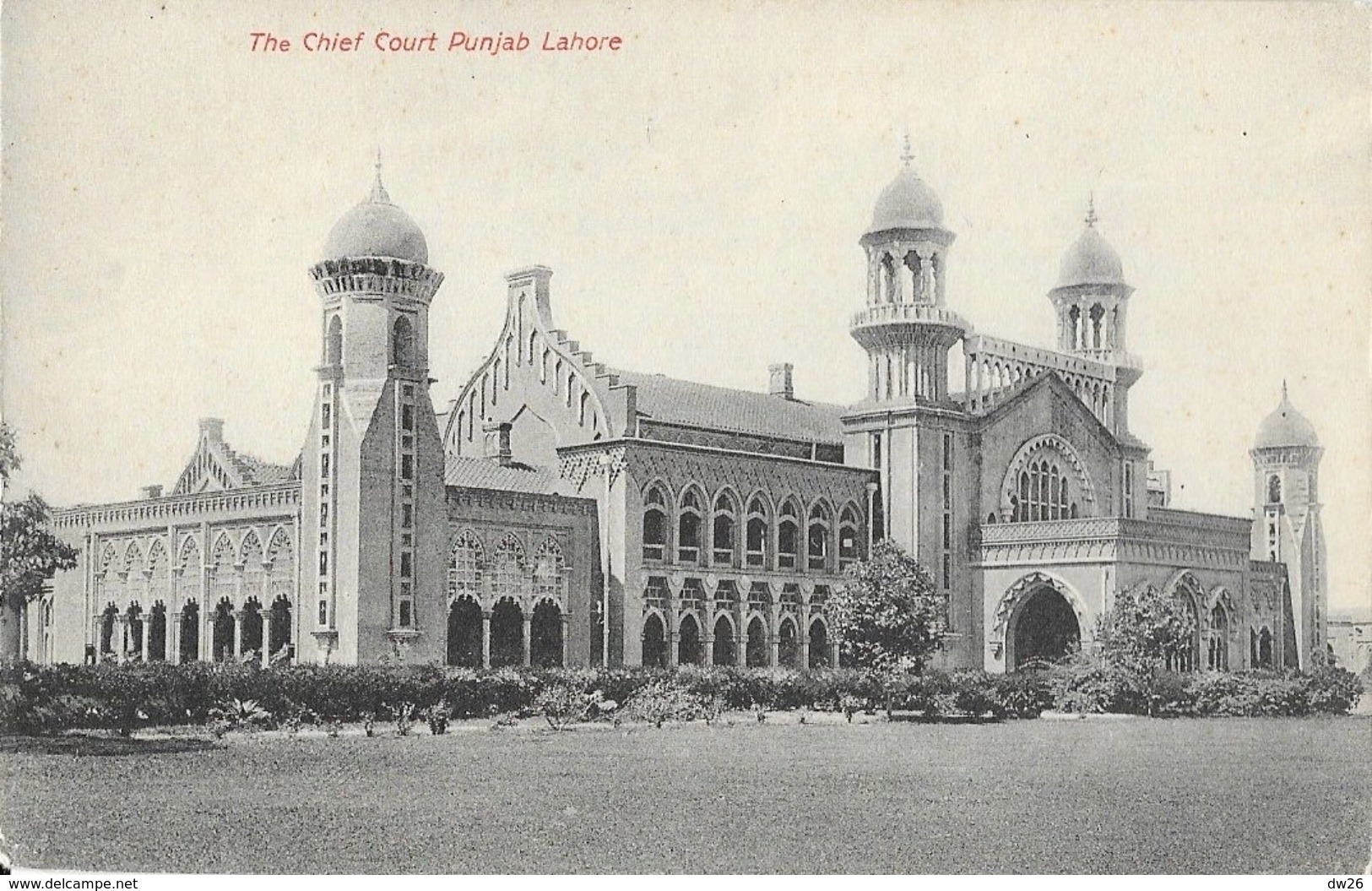 The Chief Court Punjab - Lahore (Pakistan) - Carte Non Circulée - Pakistán