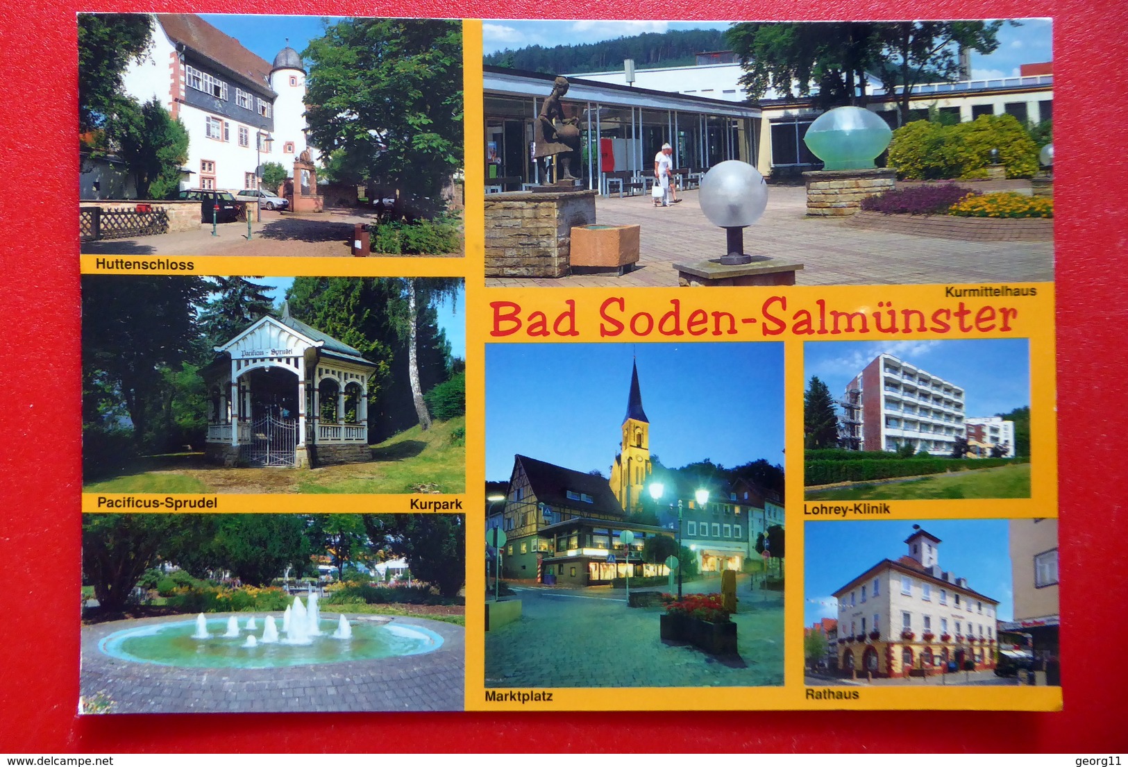 Bad Soden-Salmünster - Kinzigtal Spessart Hoher Vogelsberg Huttenschloss Lohrey-Klinik - Hessen - Bad Soden