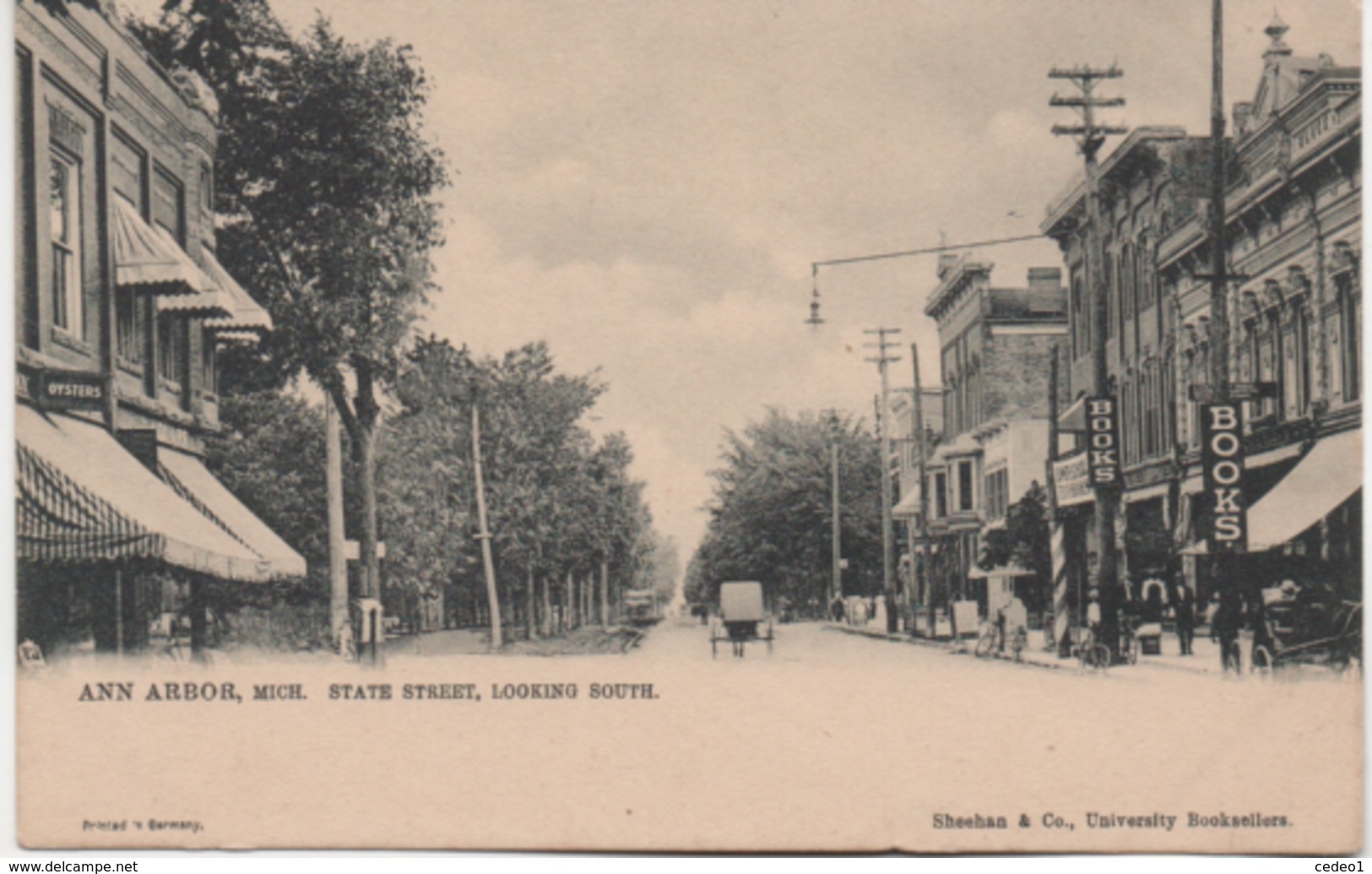 ETATS-UNIS  ANN ARBOR MICH  STATE STREET LOOKING SOUTH - Autres & Non Classés