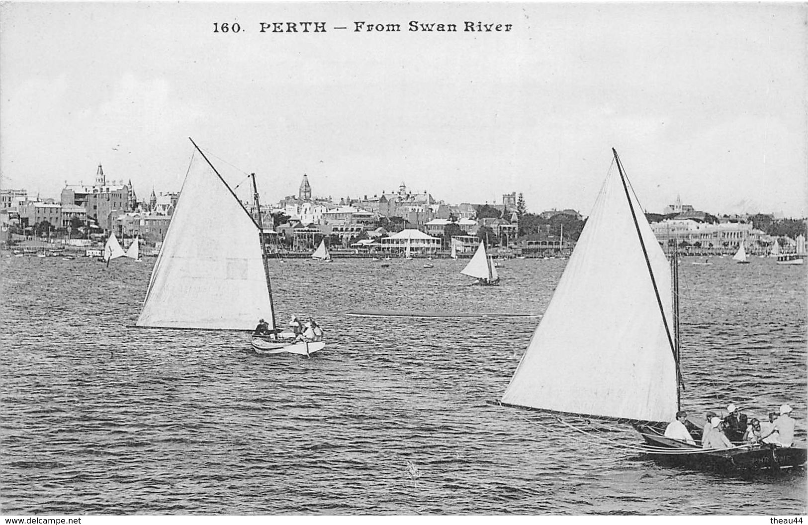 ¤¤   -  AUSTRALIE  -  PERTH   -   From Swan River   -  Bateaux , Voiliers   -  ¤¤ - Perth