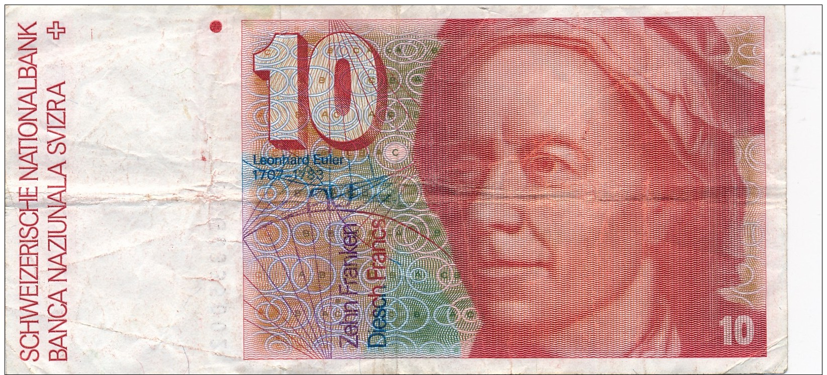 H31 - SUISSE - Billet De 10 Francs - Suisse