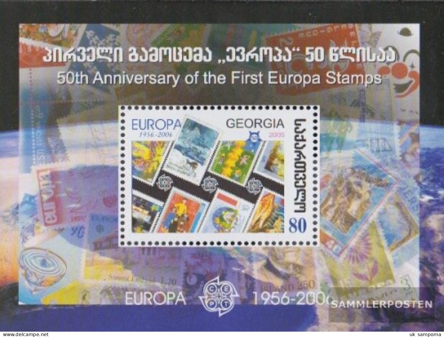 Georgia Block35 (complete Issue) Unmounted Mint / Never Hinged 2006 50 Years Europe Trade - Georgia
