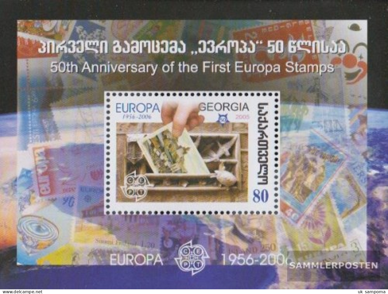 Georgia Block36 (complete Issue) Unmounted Mint / Never Hinged 2006 50 Years Europe Trade - Georgia