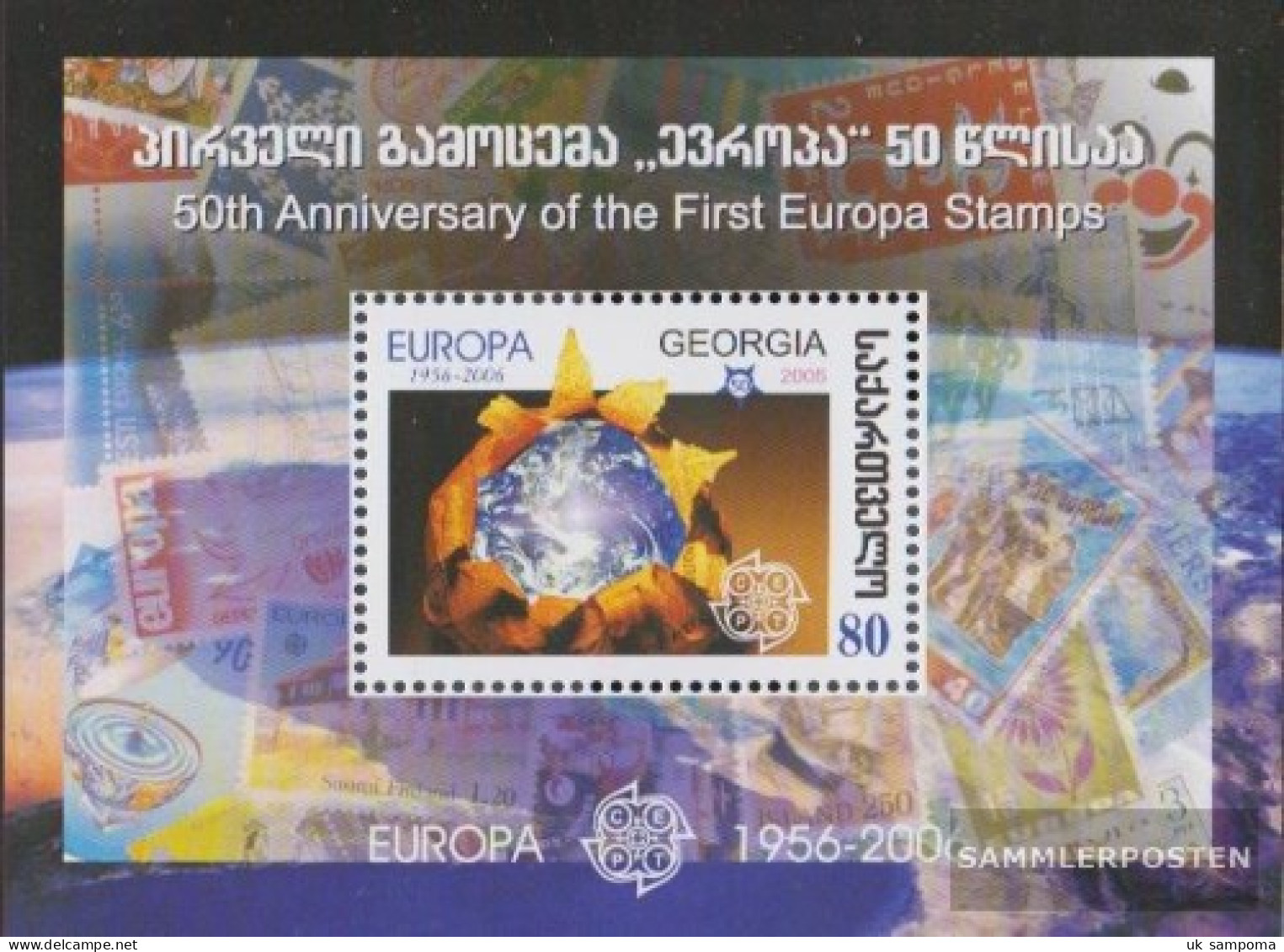 Georgia Block38 (complete Issue) Unmounted Mint / Never Hinged 2006 50 Years Europe Trade - Georgia