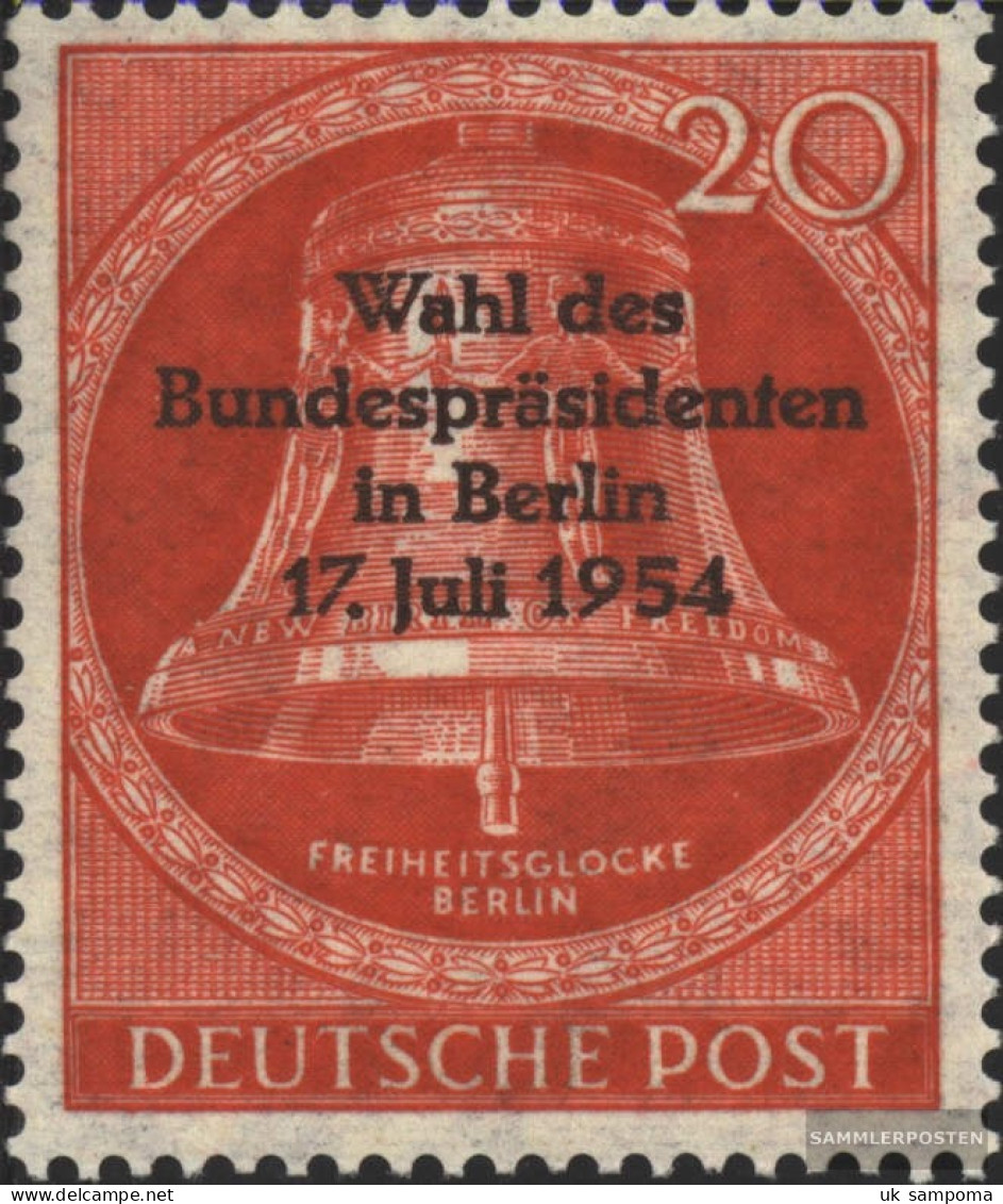 Berlin (West) 118 (complete Issue) Unmounted Mint / Never Hinged 1954 Election Of Bunofpräsidenten - Ungebraucht