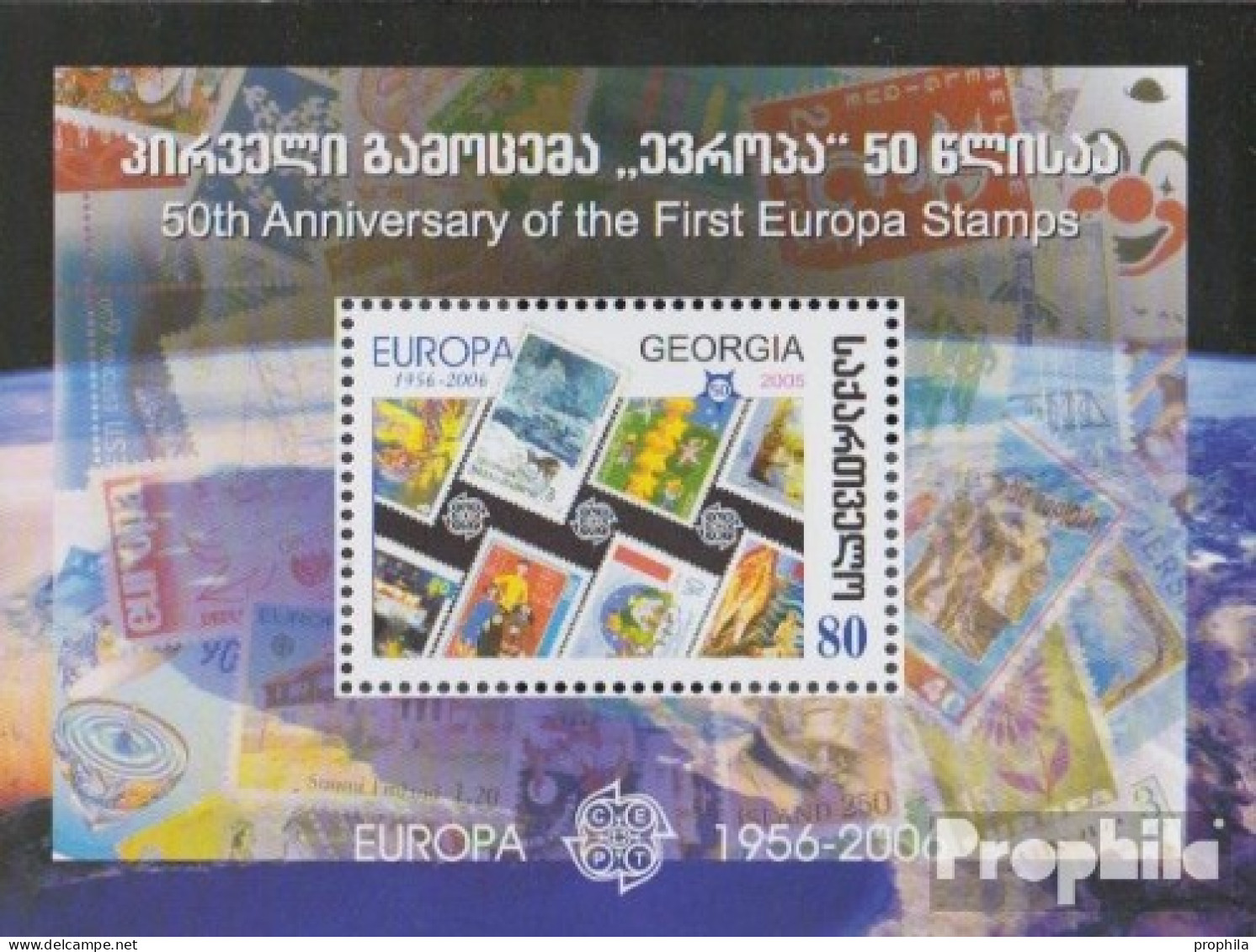 Georgien Block35 (kompl.Ausg.) Postfrisch 2006 50 Jahre Europamarken - Georgia