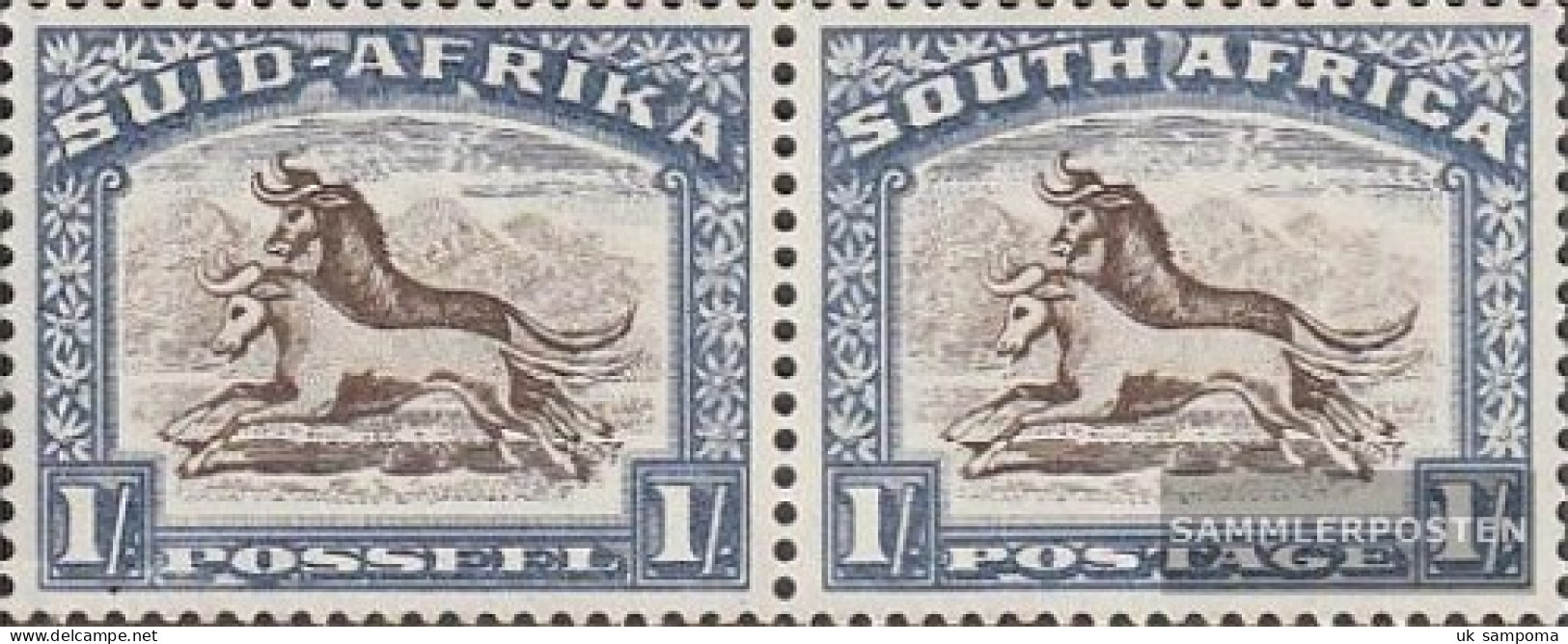 South Africa 199-200 Horizontal Couple Unmounted Mint / Never Hinged 1947 Clear Brands - Ungebraucht