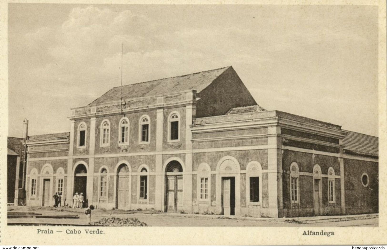 Cape Verde, PRAIA, Alfandega, Custom House (1910s) Postcard - Cape Verde