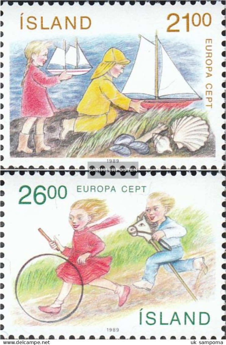 Iceland 701-702 (complete Issue) Unmounted Mint / Never Hinged 1989 Europe - Ungebraucht