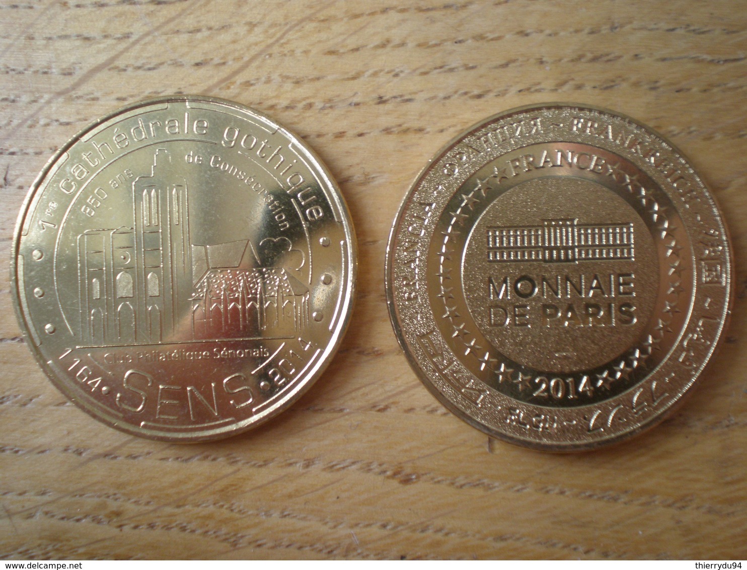 Medaille France Sens Cathedrale Gothique 2014 Que Prix + Port Arthus Bertrand Paypal Skrill Bitcoin OK - 2014