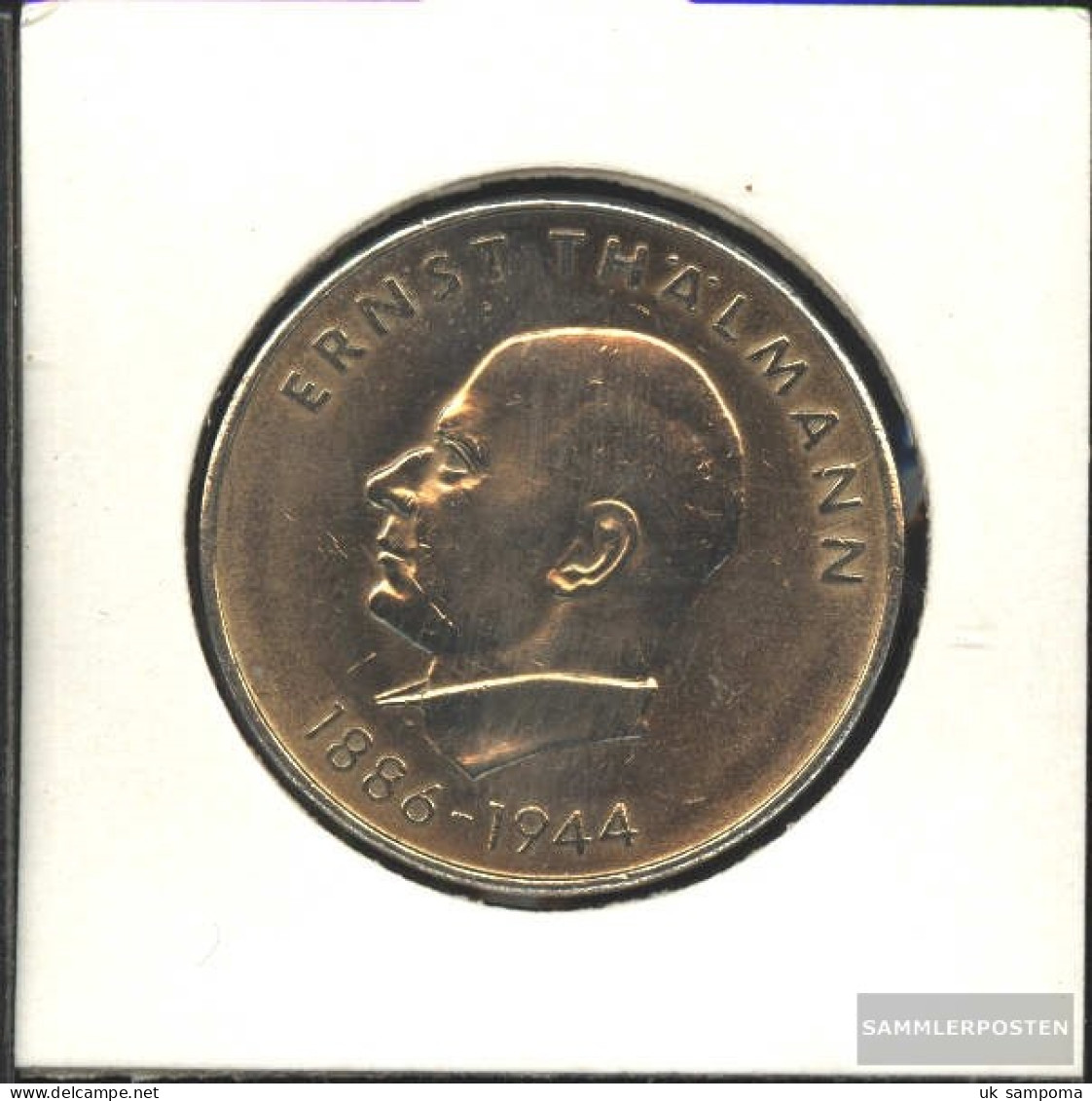 DDR Jägernr: 1535 1971 Very Fine Neusilber Very Fine 1971 20 Mark Thälmann - Other & Unclassified