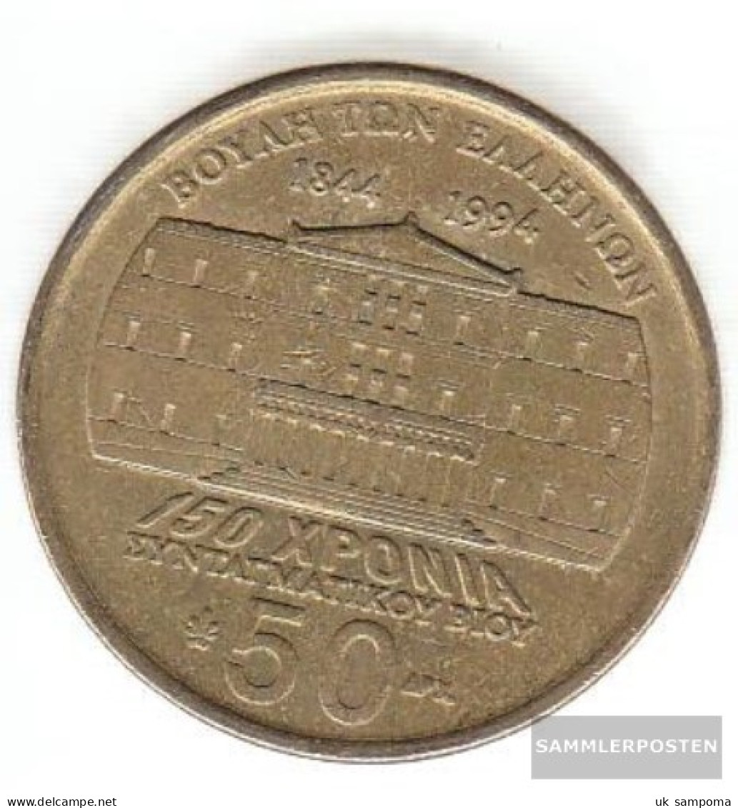 Greece Km-number. : 164 1994 Extremely Fine Aluminum-Bronze Extremely Fine 1994 50 Drachmen Kallergis - Grèce