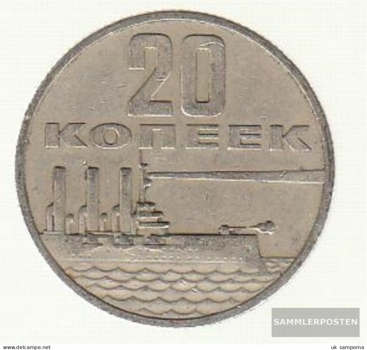 Soviet Union Km-number. : 138 1967 Very Fine Copper-Nickel-zinc Very Fine 1967 20 Kopeken Revolution - Russia