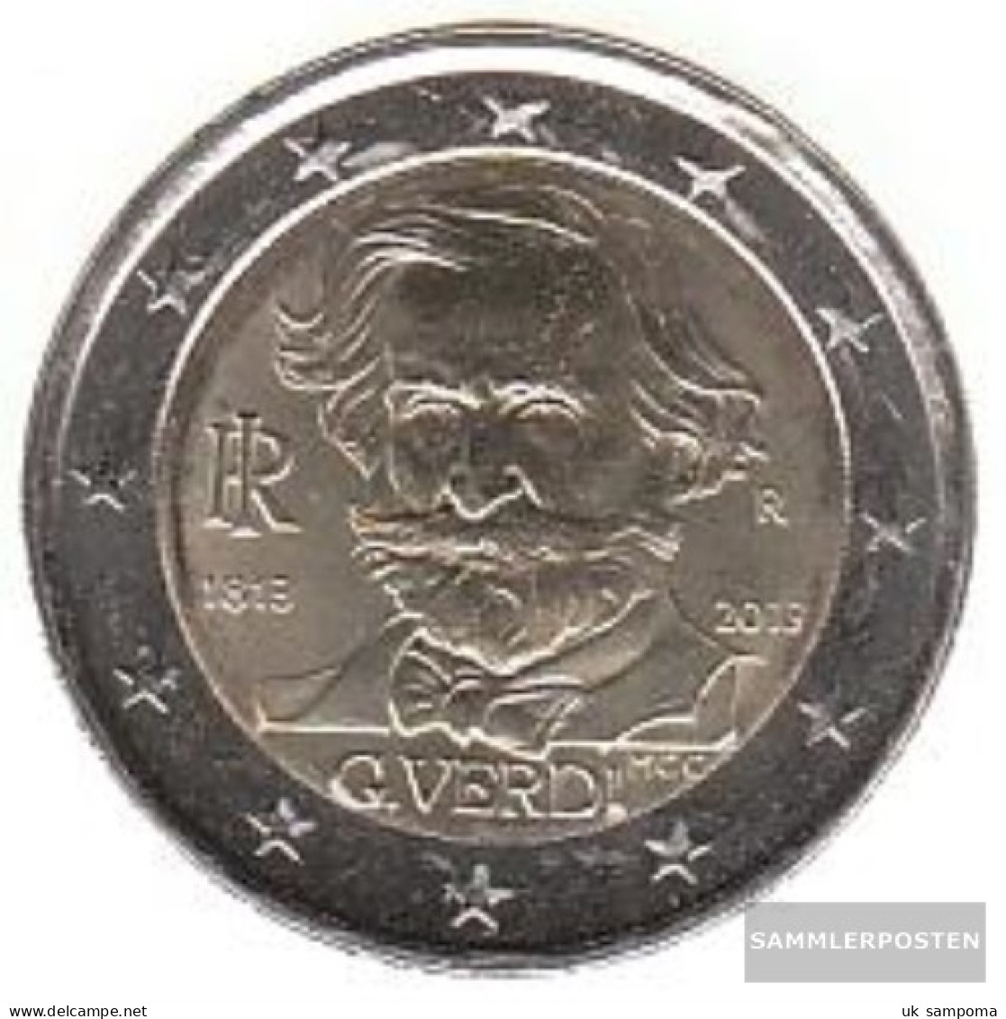 Italy 2013 Stgl./unzirkuliert Reprint: 10 Million. Stgl./unzirkuliert 2013 2 Euro Giuseppe Verdi - Italy