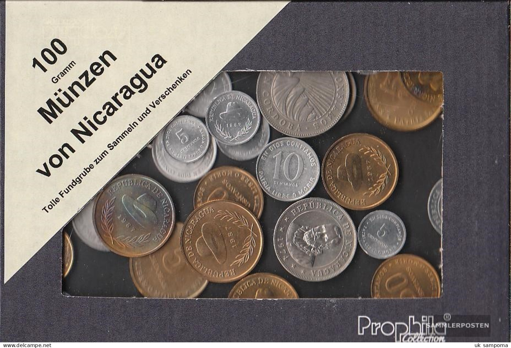 Nicaragua 100 Grams Münzkiloware - Mezclas - Monedas