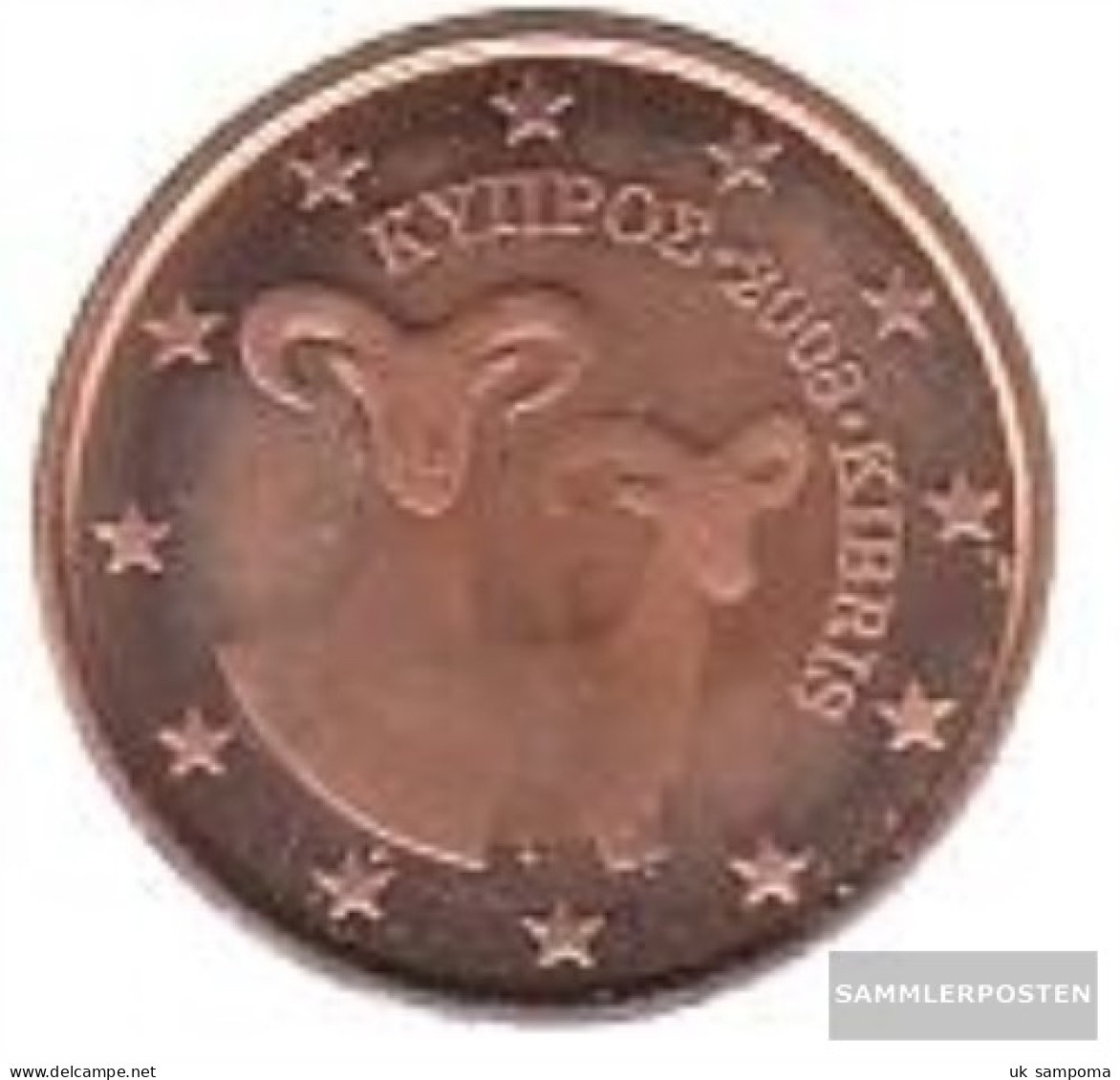 Cyprus Z 1 2008 Stgl./unzirkuliert Stgl./unzirkuliert 2008 1 Cent Kursmünze - Cyprus