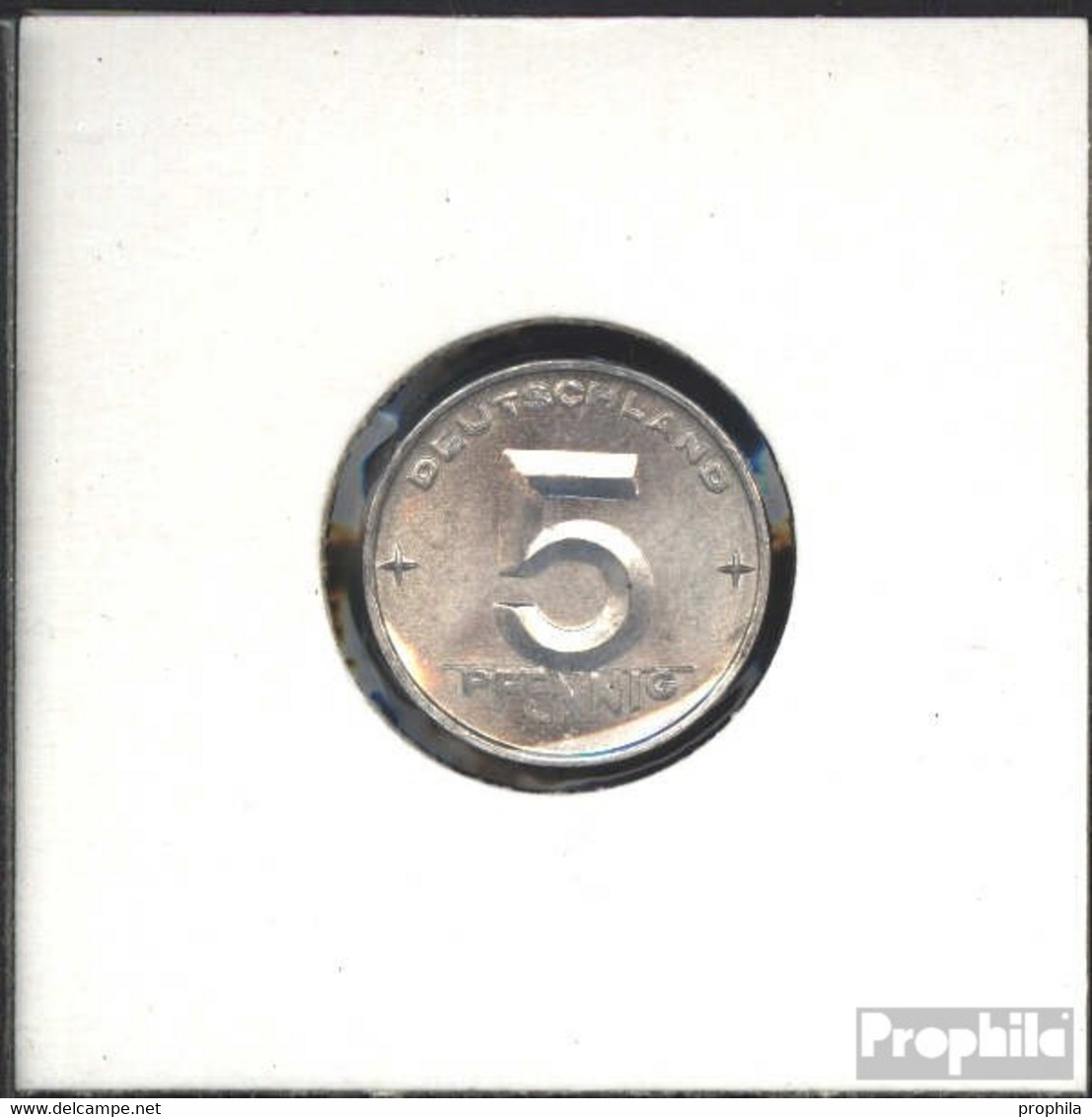 DDR Jägernr: 1506 1953 E Sehr Schön Aluminium Sehr Schön 1953 5 Pfennig Hammer Und Zirkel Zwische - 5 Pfennig