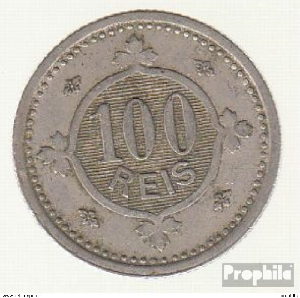 Portugal KM-Nr. : 546 1900 Sehr Schön Kupfer-Nickel Sehr Schön 1900 100 Reis Gekröntes Wappen - Portugal