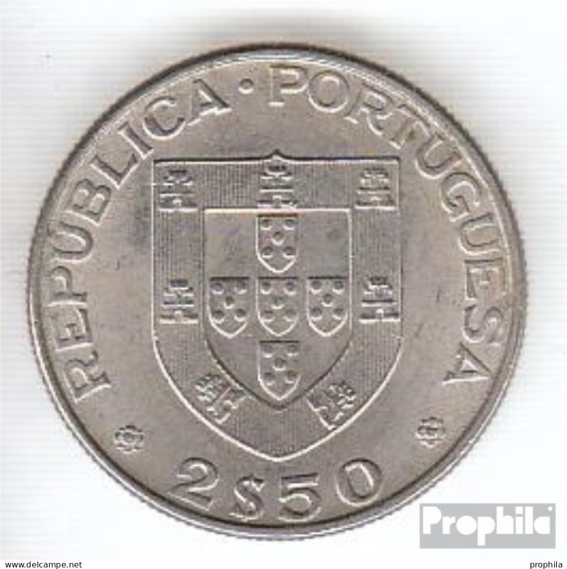 Portugal KM-Nr. : 605 1977 Vorzüglich Kupfer-Nickel Vorzüglich 1977 2-1/2 Escudos Herculano - Portugal