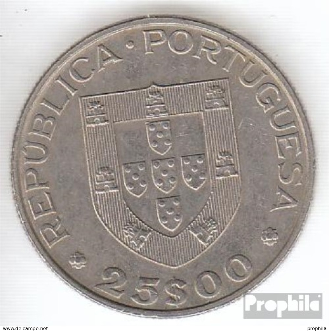 Portugal KM-Nr. : 635 1986 Vorzüglich Kupfer-Nickel Vorzüglich 1986 25 Escudos EU - Portugal