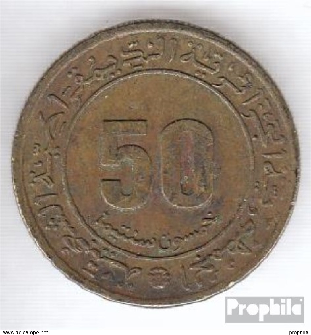 Algerien KM-Nr. : 109 1975 Sehr Schön Aluminium-Bronze Sehr Schön 1975 50 Centimes Jahrestag - Algerien