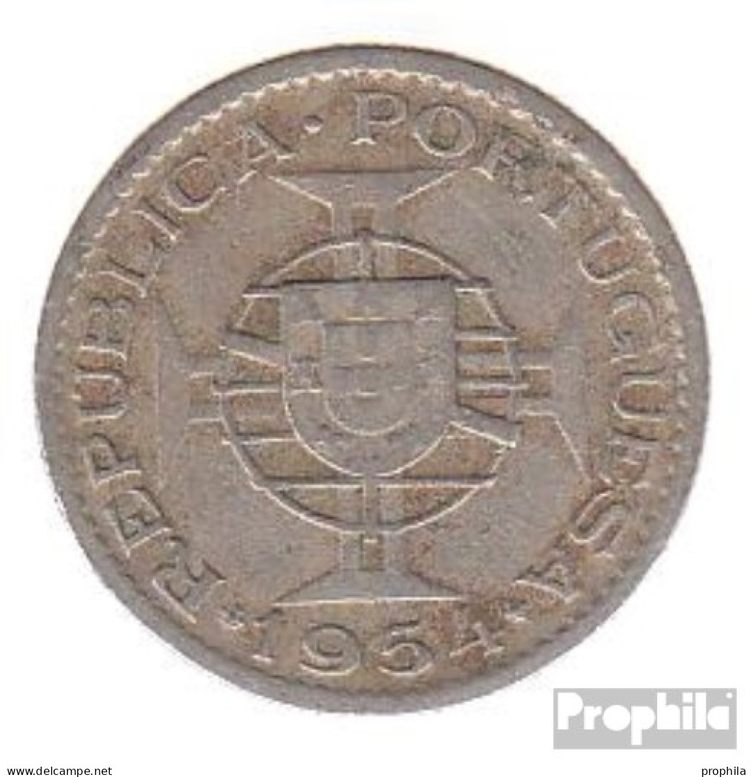 Mosambik KM-Nr. : 78 1953 Sehr Schön Kupfer-Nickel Sehr Schön 1953 2 1/2 Escudos Wappen - Mozambique