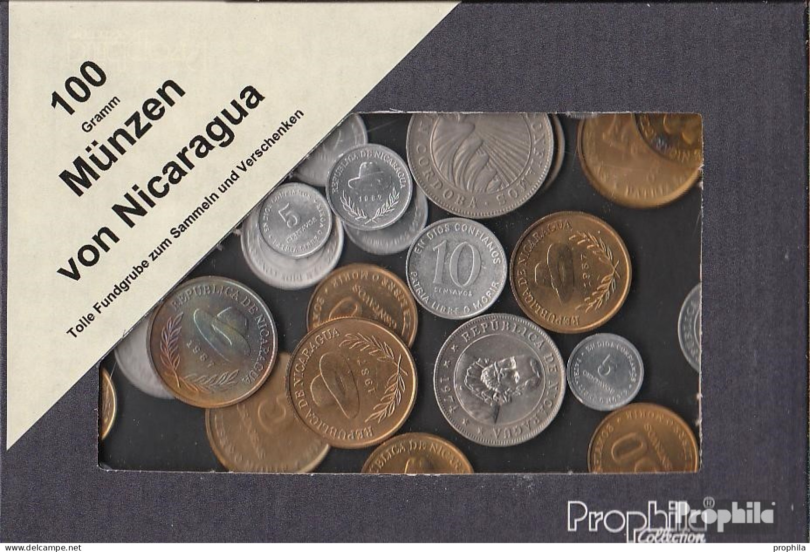 Nicaragua 100 Gramm Münzkiloware - Mezclas - Monedas