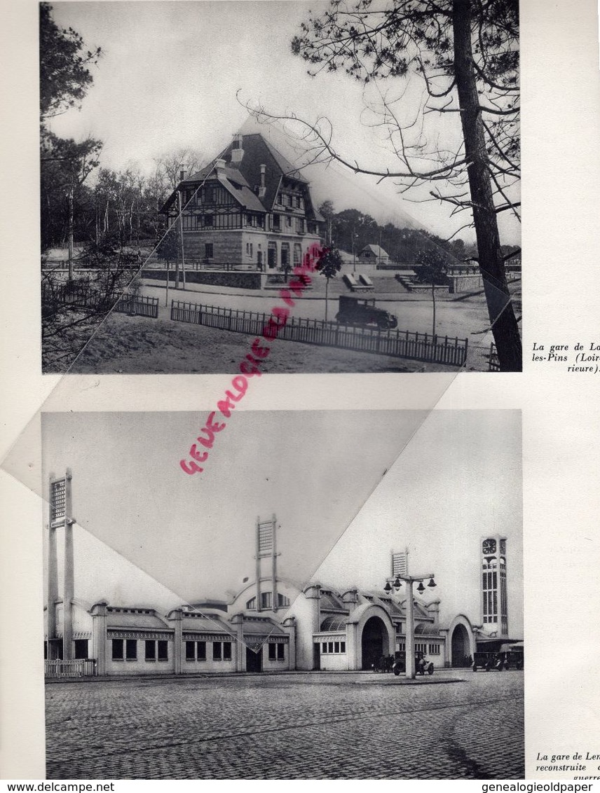 CHEMIN DE FER- RARE REVUE LA FRANCE TRAVAILLE -LE RAIL-PIERRE HAMP-BARENTIN ROUEN-PARIS-EIFFEL-GARE NOYON-LONGUEAU-LENS