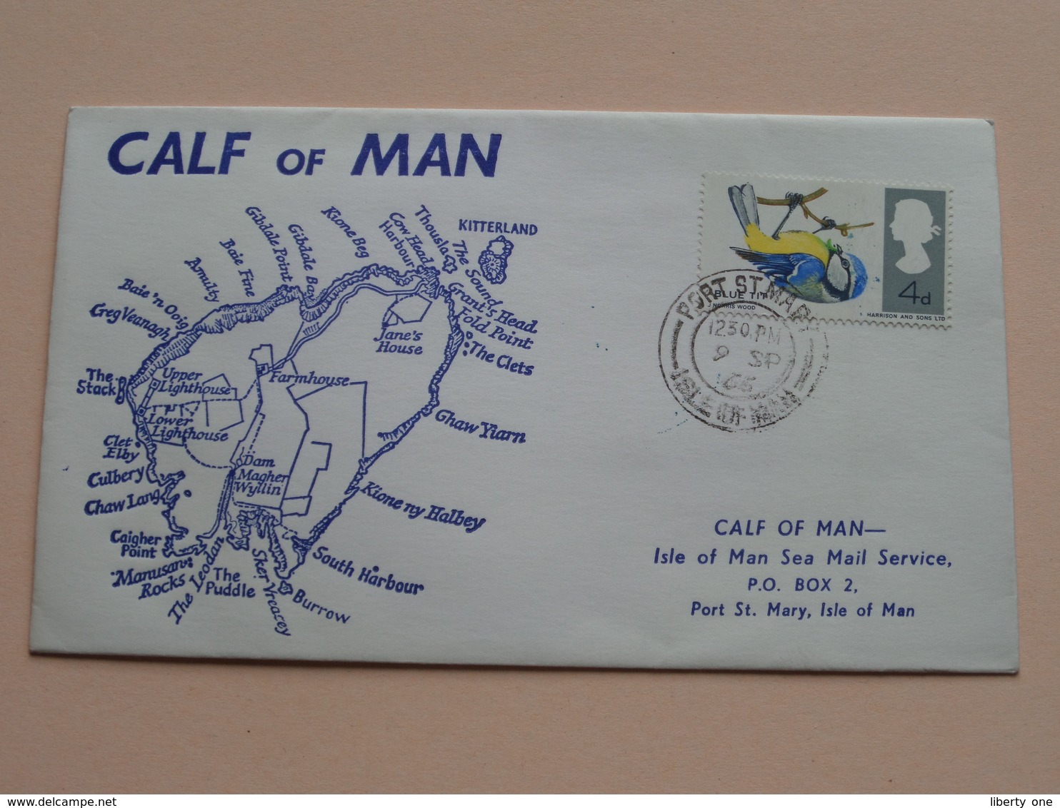 CALF Of MAN - ISLE Of MAN Local Mail ( FDC ) 1966 ( See Photo's ) ! - Man (Ile De)